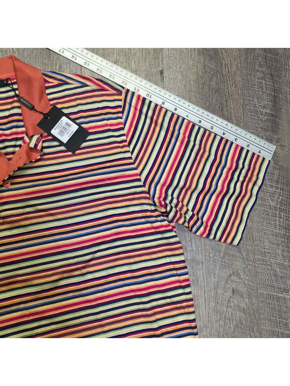 BUGATCHI Multicolored Polo M - Picture 7 of 9